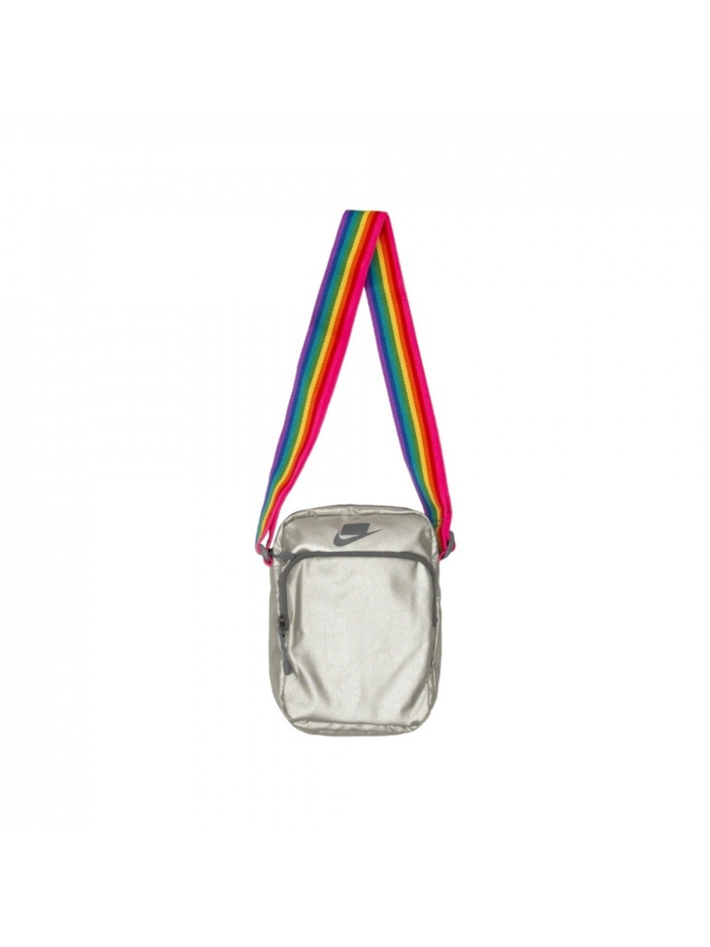 Nike Heritage BETRUE Crossbody Bag Silver Rainbow 🌈 PRIDE LGBTQ NWOT